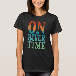 Camiseta Canoagem De Kayaking River Sports No Sumo Do Tempo