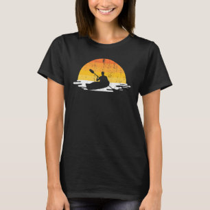 Camiseta Canoagem de Paddling Kayak no exterior de Kayaker 
