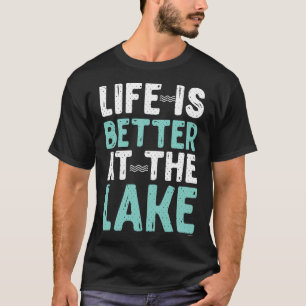 Camiseta Canoagem e Rafting A Vida é Melhor Na Natureza do