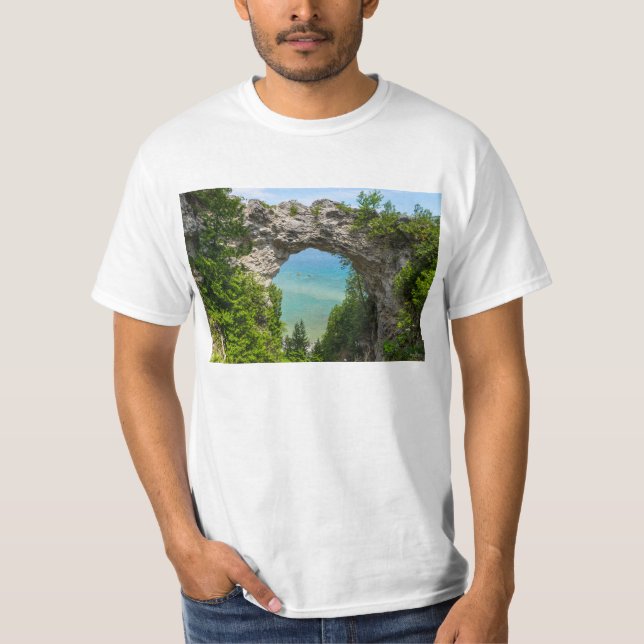 Camiseta Canoagem Em Arch Rock (Frente)