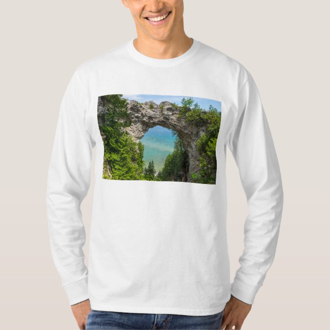 Camiseta Canoagem Em Arch Rock (Frente)