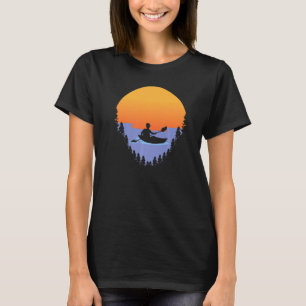 Camiseta Canoagem Lover Funny Kayaking Paddling Retro Kayak
