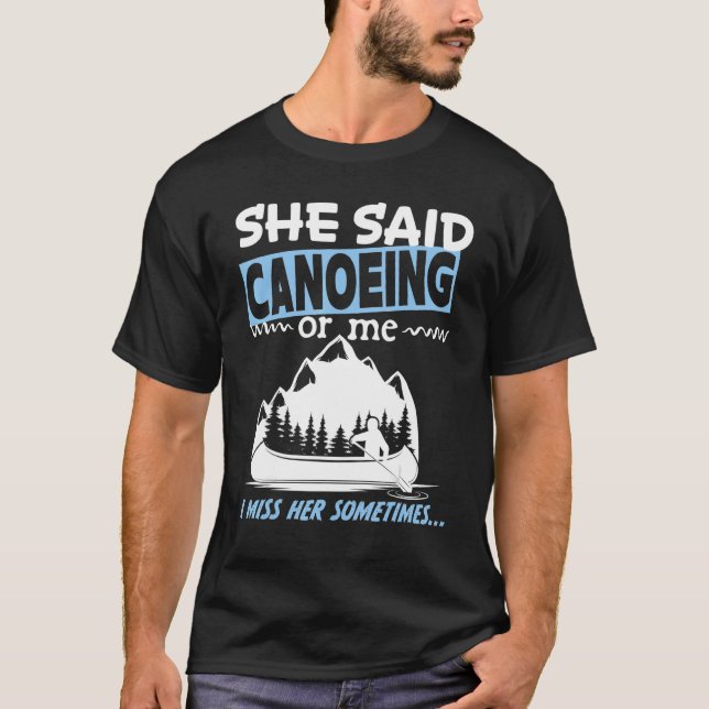 Camiseta Canoagem para homens Solteiros divididos (Frente)