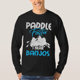 Camiseta Canoagem Para Mulheres E Homens Paddle Mais Rápido