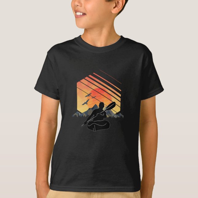Camiseta Canoe Kayak Paddle Boat Shirt (Frente)