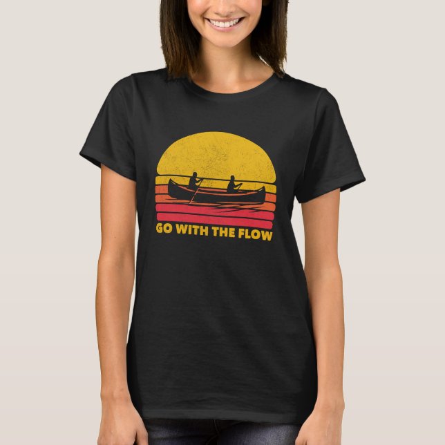 Camiseta Canoeing Canoe Meditation Flow Kayak (Frente)