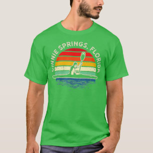 Camiseta Canoeing Ginnie Primavera Flórida River Canoe Love