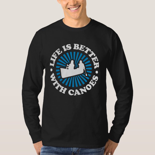 Camiseta Canoeing   With Canoes (Frente)