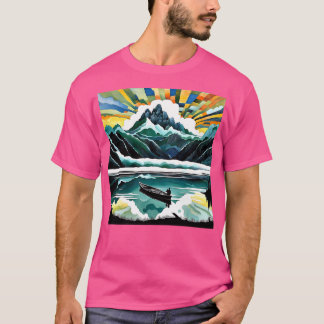 Camiseta Canoísta No Lago 2