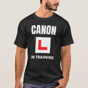 Camiseta Canon em treinamento