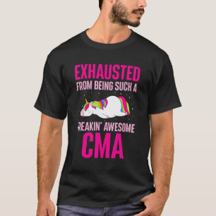 Camiseta Cansado De Ser Incrível Cma Enfermeira Unicórnio