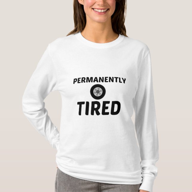 CAMISETA CANSADO PERMANENTEMENTE (Frente)