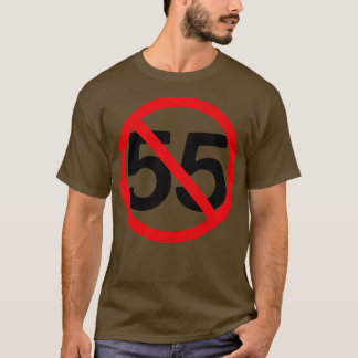 Camiseta Cant Drive 55 mph 80s Retro Rock em dificuldades