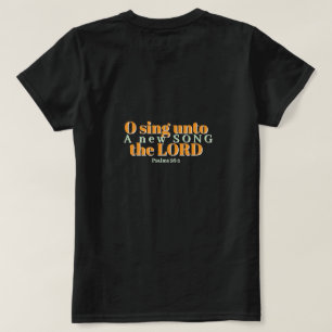 Camiseta Cantai ao SENHOR Cristão 