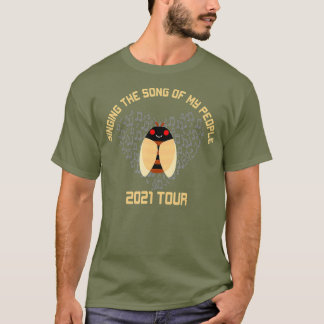 Camiseta Cantando a canção das minhas Pessoas Brood X Cicad