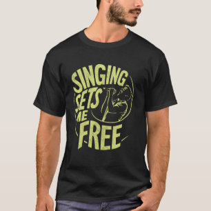 Camiseta Cantando Me Deixa Livre Vocalista