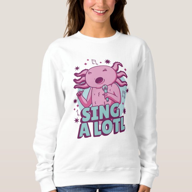 Camiseta Cantando muito Axolotl (Frente)