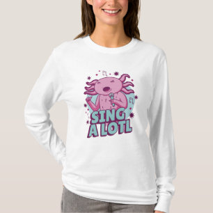 Camiseta Cantando muito Axolotl