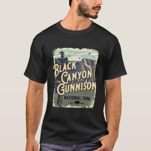 Camiseta Cantão Negro Do Parque Nacional Gunnison