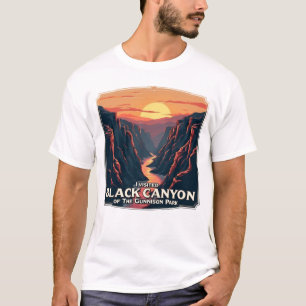 Camiseta Cantão Negro do Parque Nacional Gunnison