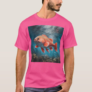 Camiseta Cantarilho-do-mar Pesca Água Pesca Peixes do Dragã