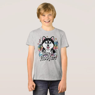 Camiseta Cante, Floofer! - Kawaii Rouco Howling