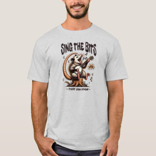 Camiseta Cante Os Bits Possum Banjo Humor