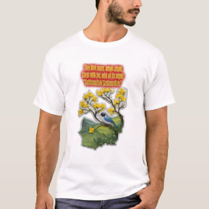 Camiseta Cante Seu Elogio: Uma Celebração da Teia da Criaçã