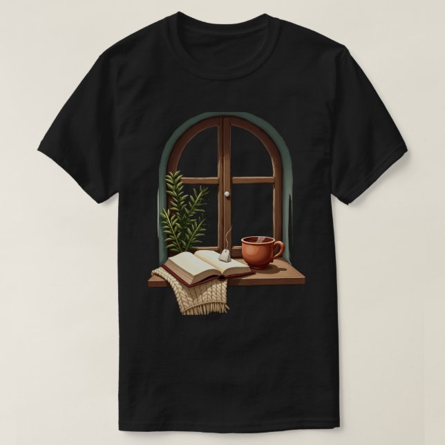 Camiseta Cantinho de Leitura Natureza Morta (Frente do Design)