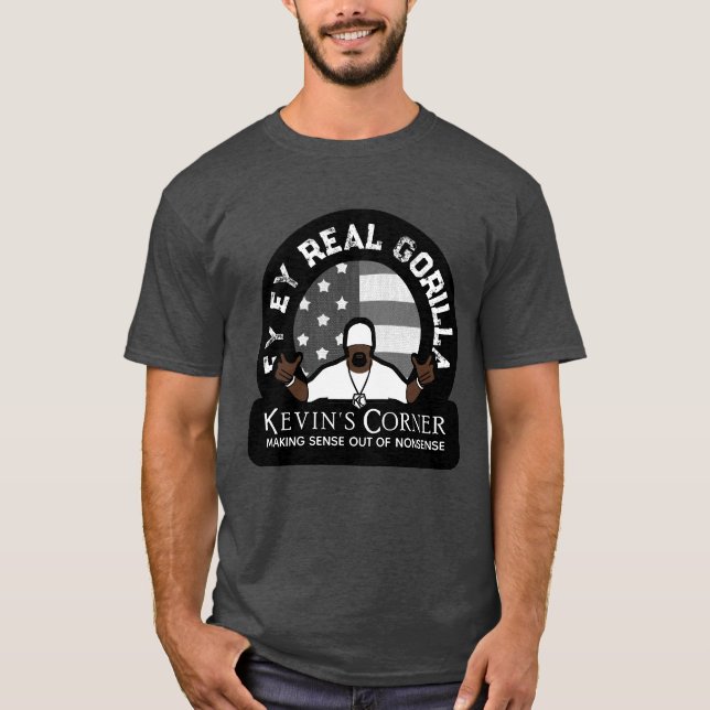 Camiseta Canto de Kevin EY Real Gorilla Emblem (Frente)