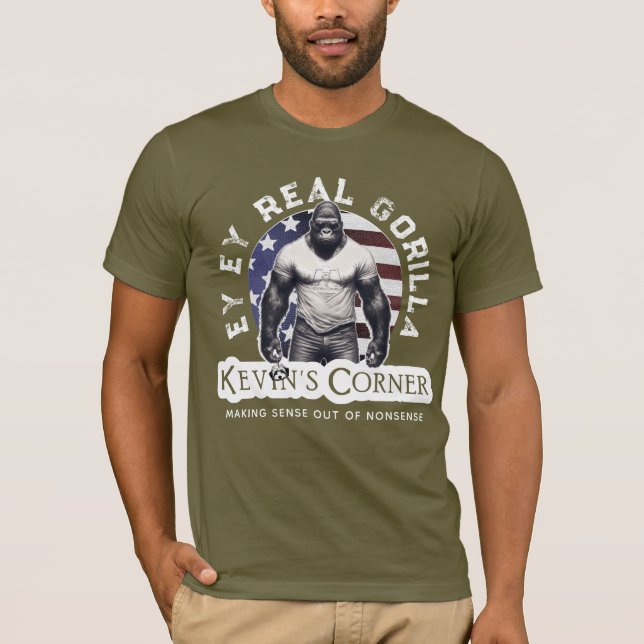 Camiseta Canto de Kevin EY Real Gorilla Emblem (Frente)