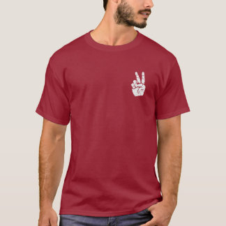 Camiseta Canto do sinal da mão da paz