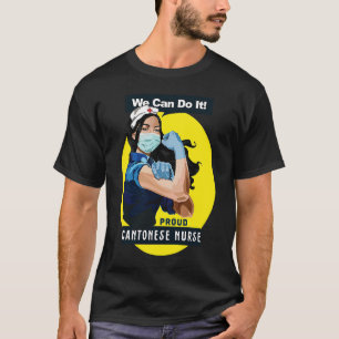 Camiseta Cantonês Orud Frontline Worker Rosie Riveter Nur
