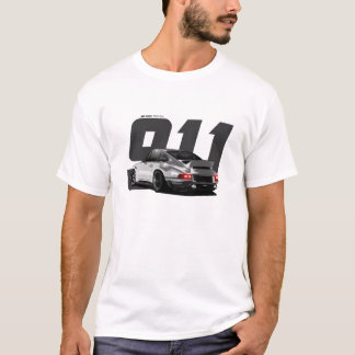 Camiseta Cantor De Carro Esportivo Alemão Clássico Branco 9