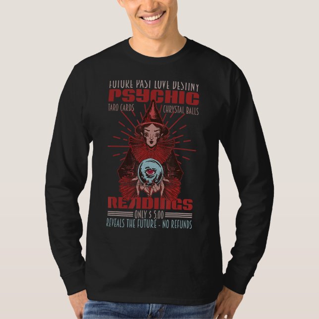 Camiseta Cantor de Chrystal Ball Reader Fortune Carnaval (Frente)