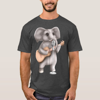 Camiseta Cantor de Elefante - Musicário de Violão - Cuta