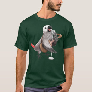 Camiseta Cantor de Guitarrista de Cinzas Africanas