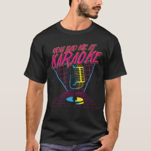 Camiseta Cantor de Karaokê 80s Retro Você Tinha vintage