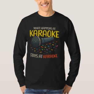 Camiseta Cantor de Karaokê Anos 80 Retrô Vintage O Que Acon
