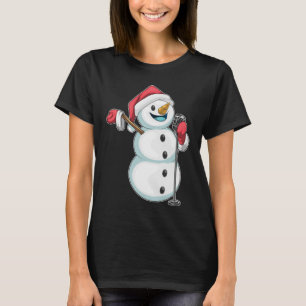 Camiseta Cantor de Natal Snowman