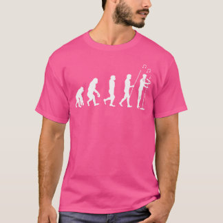 Camiseta Cantor de Ópera Cantora Evolution Músico Cantando