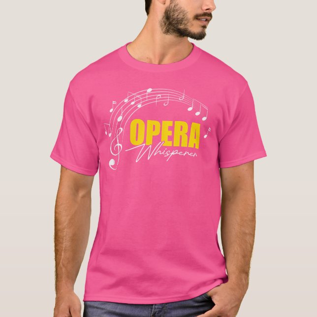 Camiseta Cantor de Ópera Musical do Coro (Frente)