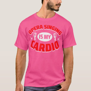 Camiseta Cantor de Ópera Musical do Coro