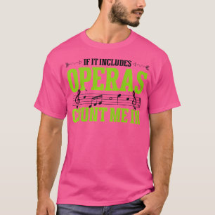Camiseta Cantor de Ópera Musical do Coro