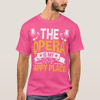 Camiseta Cantor de Ópera Musical do Coro