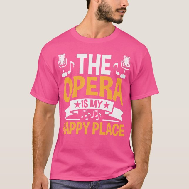 Camiseta Cantor de Ópera Musical do Coro (Frente)
