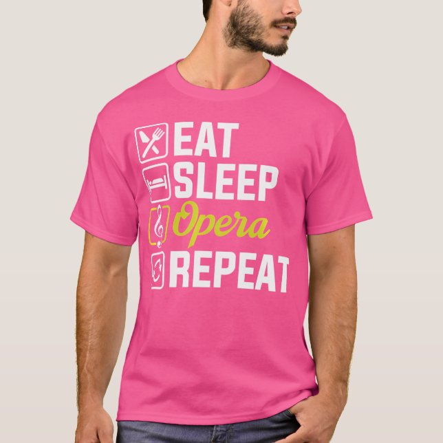 Camiseta Cantor de Ópera Musical do Coro (Frente)