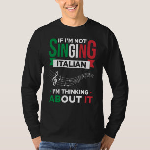 Camiseta Cantor de Ópera Para Cantor Lírico Tenor Cantor Mú