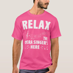 Camiseta Cantor de Ópera Para Vocalista de Ópera Tenor Cant