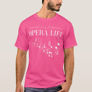 Camiseta Cantor de Ópera Vocalista Vida Coral Música Teatro
